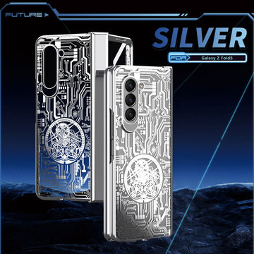 Electroplated Transparent Shockproof Cover For Samsung Galaxy Z Fold