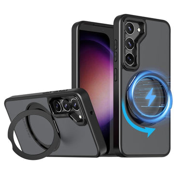 Samsung S24 Ultra Rotating Magnetic Holder Mobile Phone Case