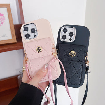 Silicon Phone Case With Card-Cash Wallet For iPhone