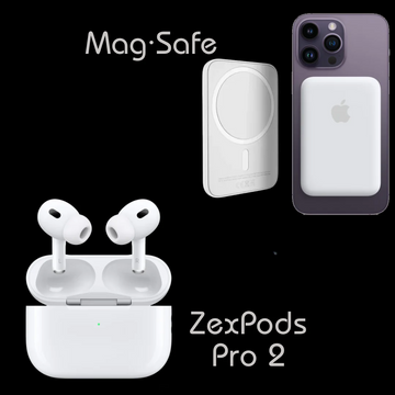 ZexPods Pro 2nd Gen ANC (Type-C) | Free 5000mAh MagSafe Powerbank | 100% Hassle-Free Warranty