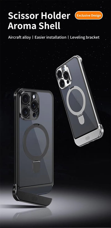 Scissor Holder Aroma Shell Case for iPhone