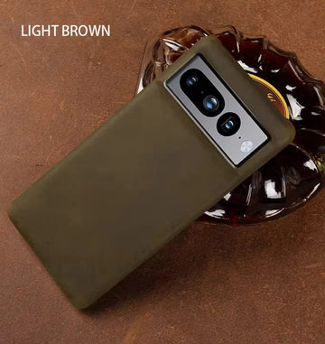 Genuine Leather Case For Google Pixel Phone (Crazy Horse Pattern)