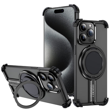 Personalized Skeleton Rotating Magnetic Holder Phone Case