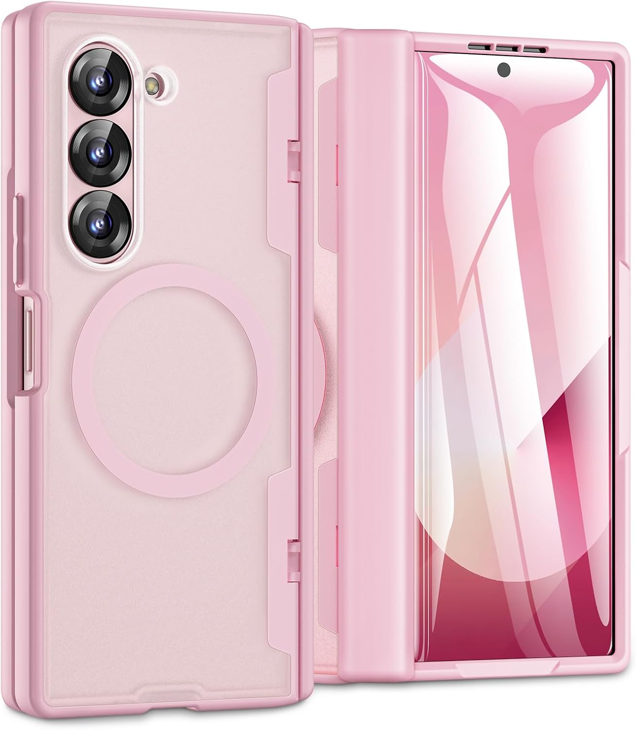 Caka for Samsung Galaxy Z Fold Case [Magnetic Charging]