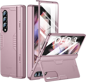 Samsung Z-Fold Case: [Hidden Kickstand][Wireless Charging]