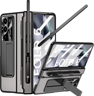 for Samsung Galaxy Z Fold 6 Case with S Pen Holder & Slim Stylus
