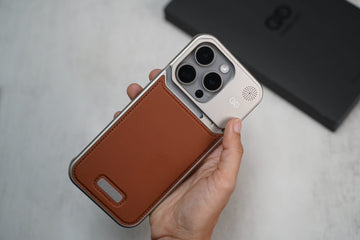 Vegan Leather Case With Titanium Frame