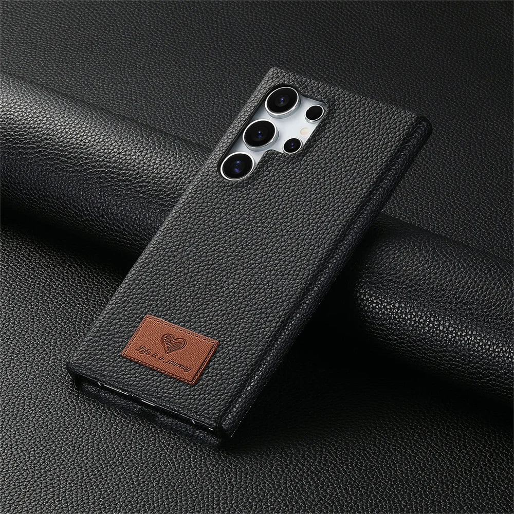 Premium Leather Protective Case for Samsung Galaxy